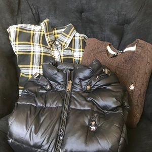 Teenie Weenie Shirt, Sweater, and Vest Suit